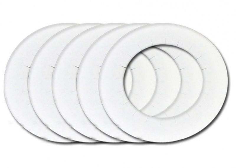 Dryppringer for voksvarmer – 100 stk – Ø 98 mm .