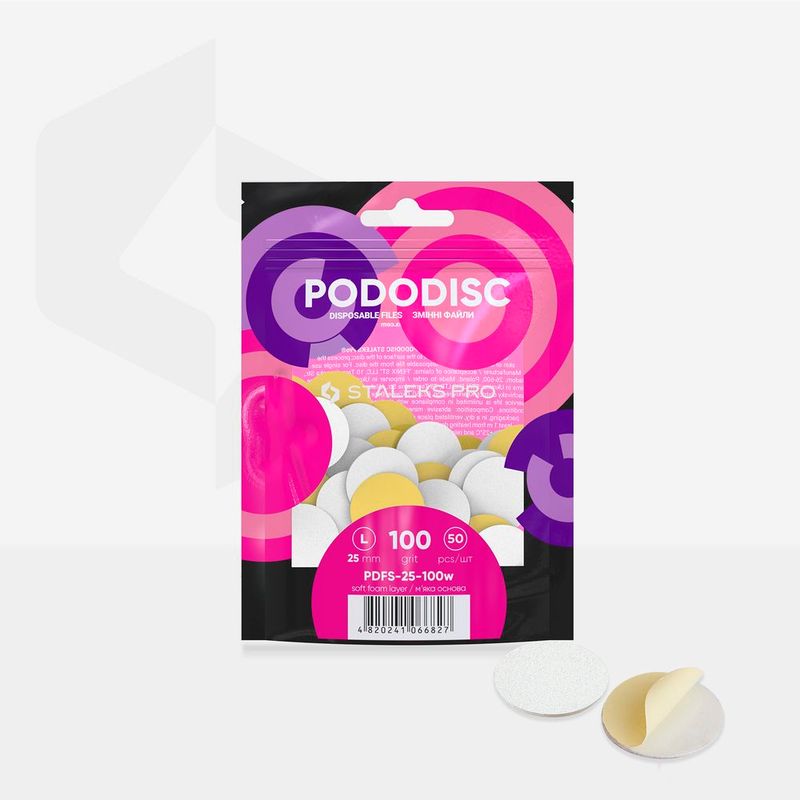 Podo Disc Pro Soft  L - 25mm  50stk  (Velg korning)