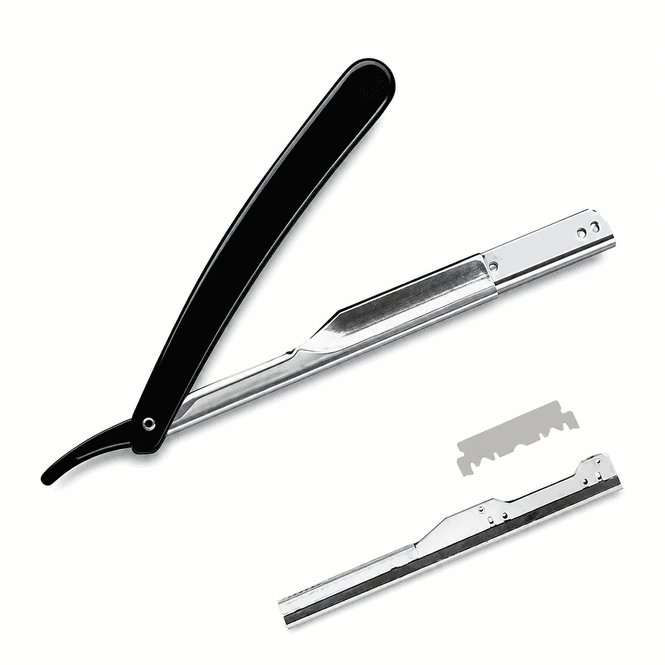 Hovedbilde Barberkniv med utskiftbare blader - Svart