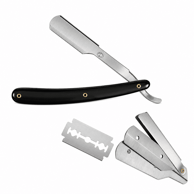Hovedbilde Barberkniv med utskiftbare blader - Svart