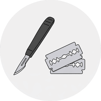 Hovedbilde Skalpell og Barberblader