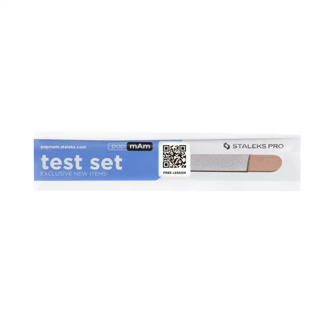 Hovedbilde Staleks PapmAm Test set - trebase med 3-pussepapir 100, 180,240 (Kun 1 stk. pr. ...