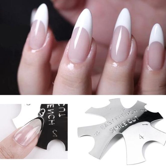 Hovedbilde Negledekor – Smile Cut Mal for French Tip