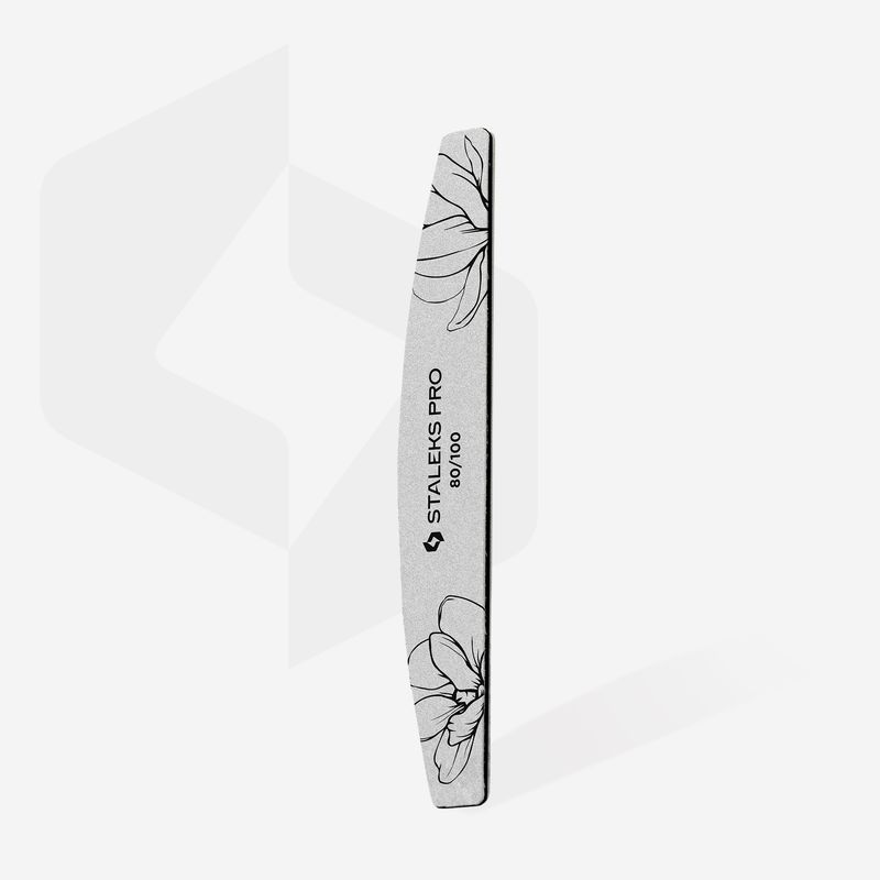 STALEKS PRO EXPERT Halvmåne Neglefil 80/100 grit (25 stk)