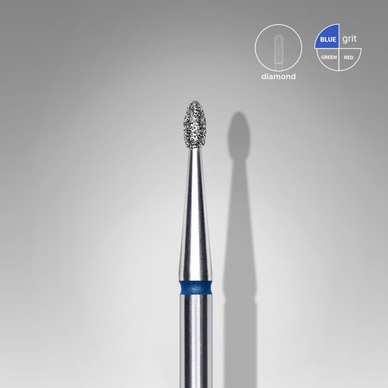 Drillbit Rounded Bud - Størrelse 1,6mm / 3,4mm - Medium grit
