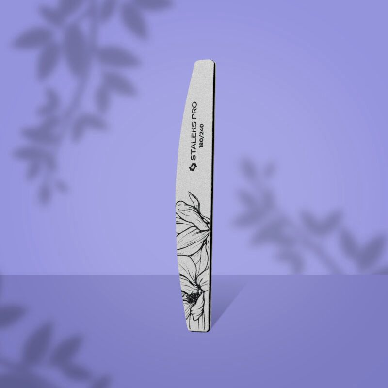 STALEKS PRO EXPERT Halvmåne Neglefil 180/240 grit (25 stk)