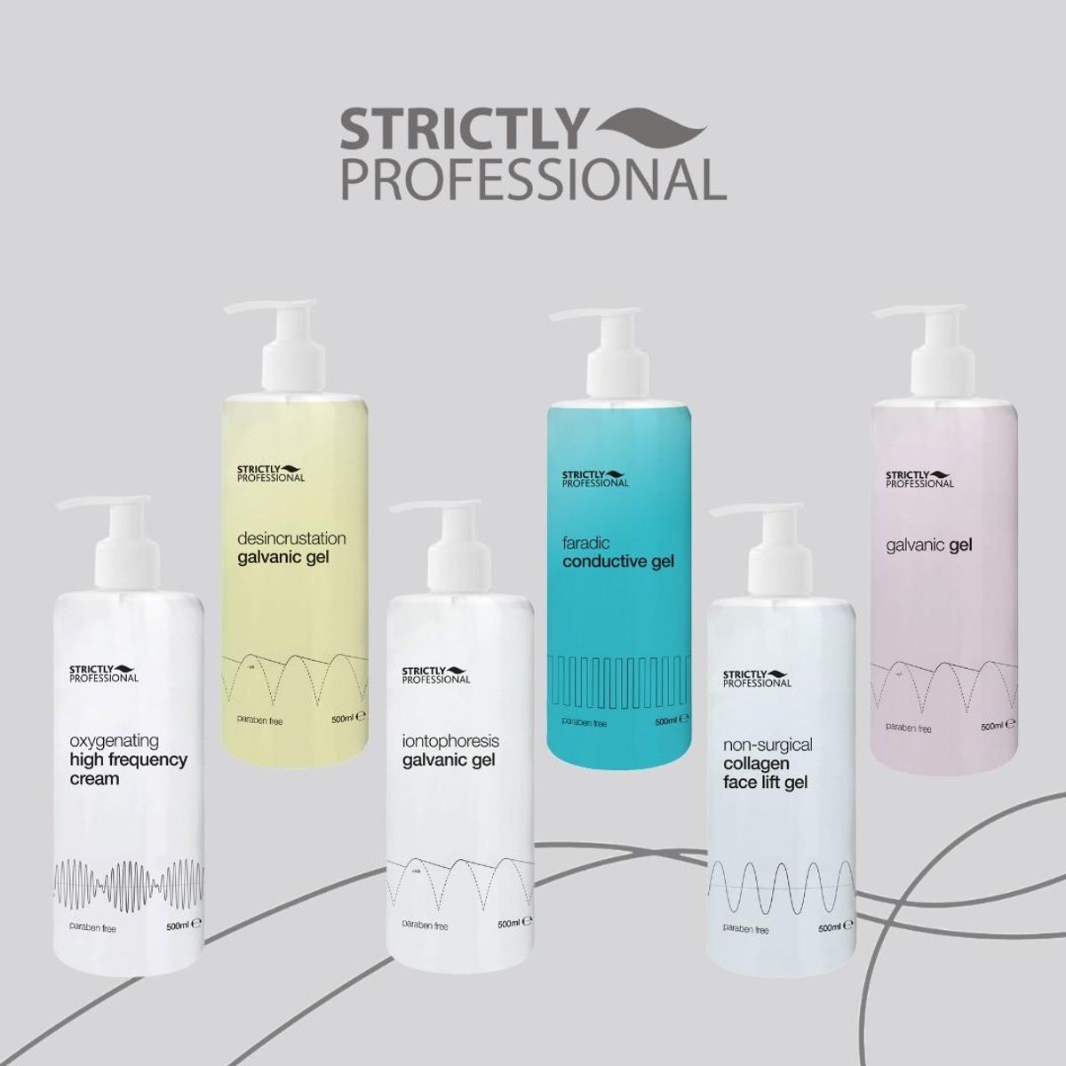 Kontaktgele / Faradic Conductive Gel 500ml - Strictly Professional