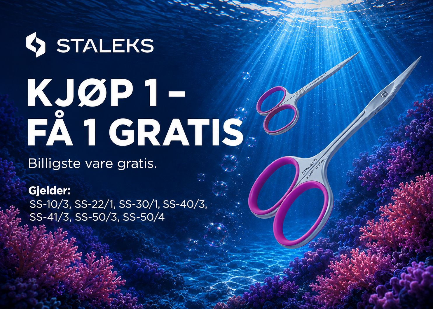 Kampanje tilbud på Staleks, kjemperabatter. Opptil 60% rabatt