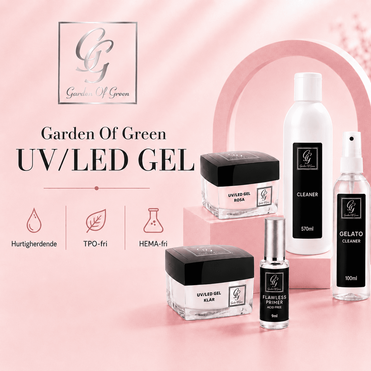 UV/LED GEL - Hurtigherdende