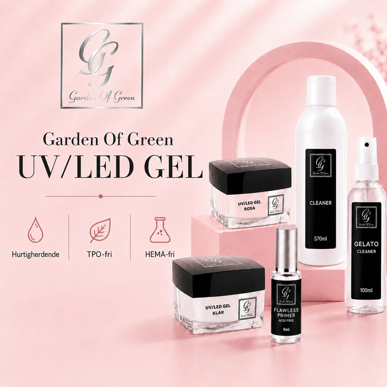 UV/LED GEL - Hurtigherdende