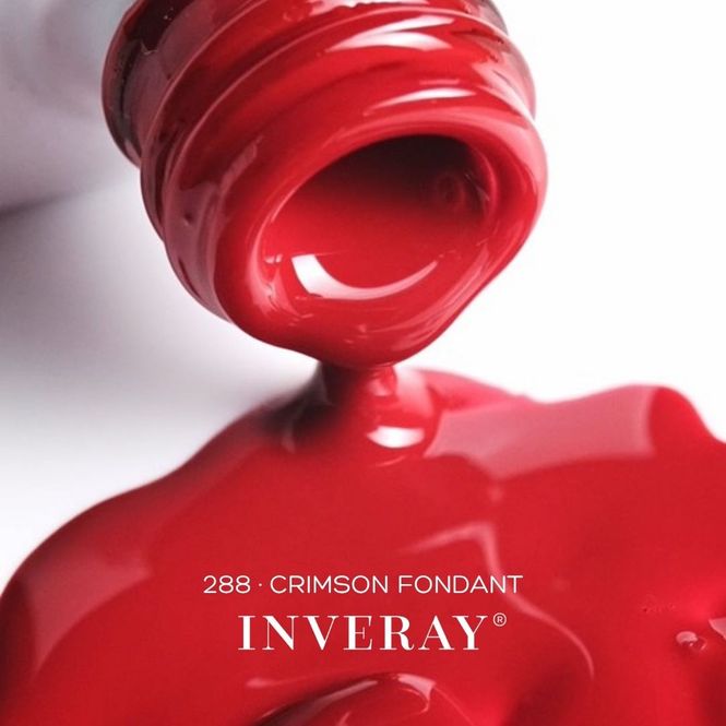 Hovedbilde Inveray Gel Nail Polish 288 – Crimson Fondant (10ml)