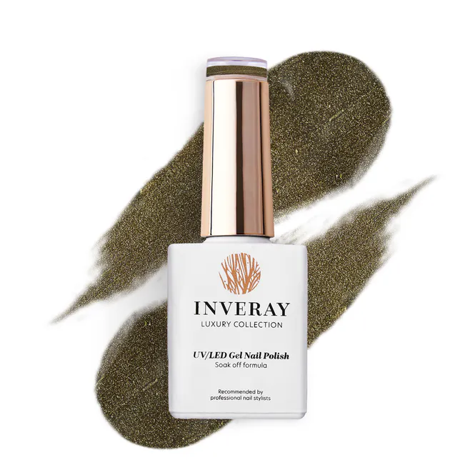 Hovedbilde Inveray Gel Nail Polish 318 - Obsidian Moss (10ml)
