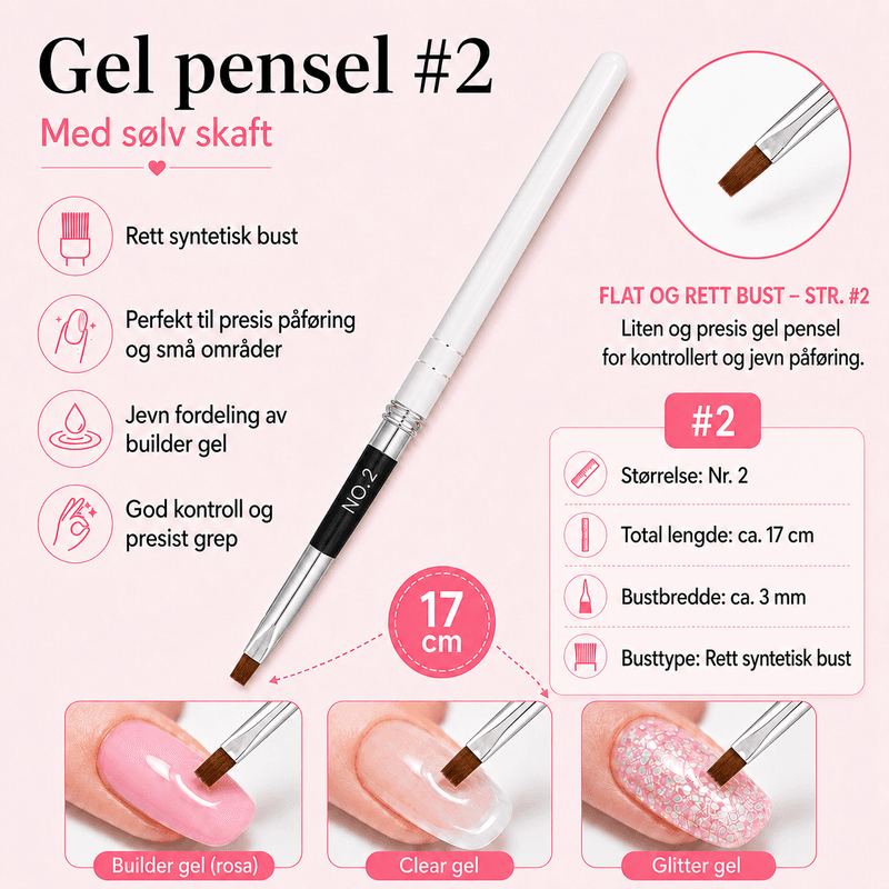 Gel pensel #2 – Lett og komfortabel